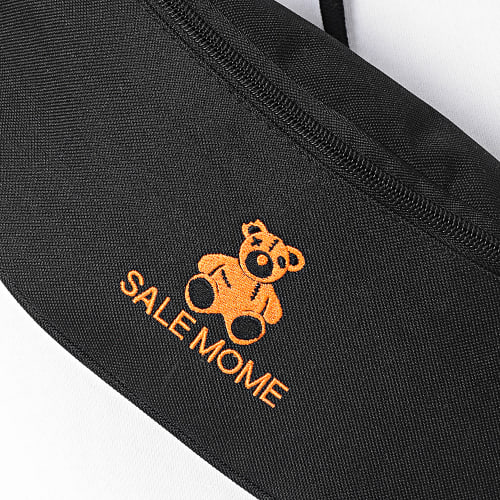 Sacoche Banane Nounours Noir Orange