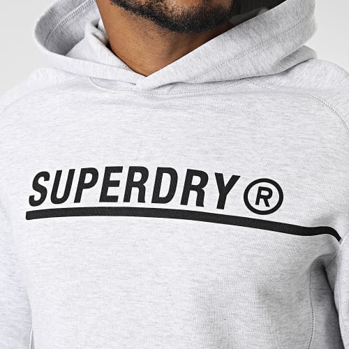 Sweat Capuche M2012130A Gris Chiné
