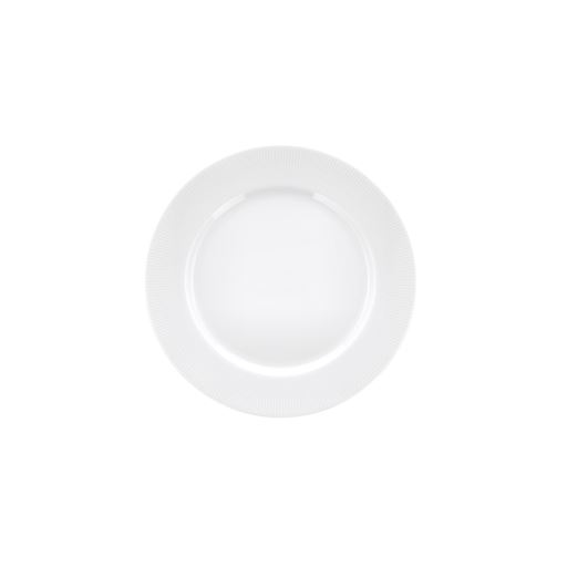 Pillivuyt Eventail Tallerken, Hvid, Ø22 cm