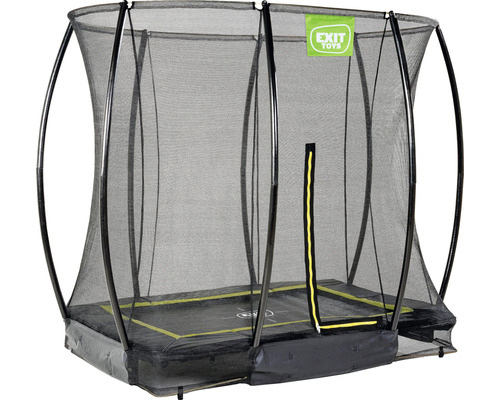 EXIT Silhouette In-Ground Trampoline 214 x 153 cm Zwart