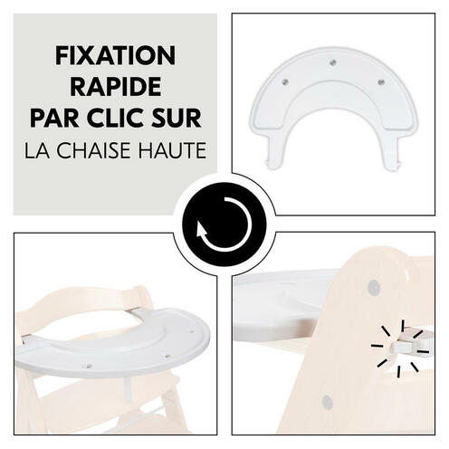 Plateau de jeu Play Tray Alpha et Beta - Blanc - HAUCK