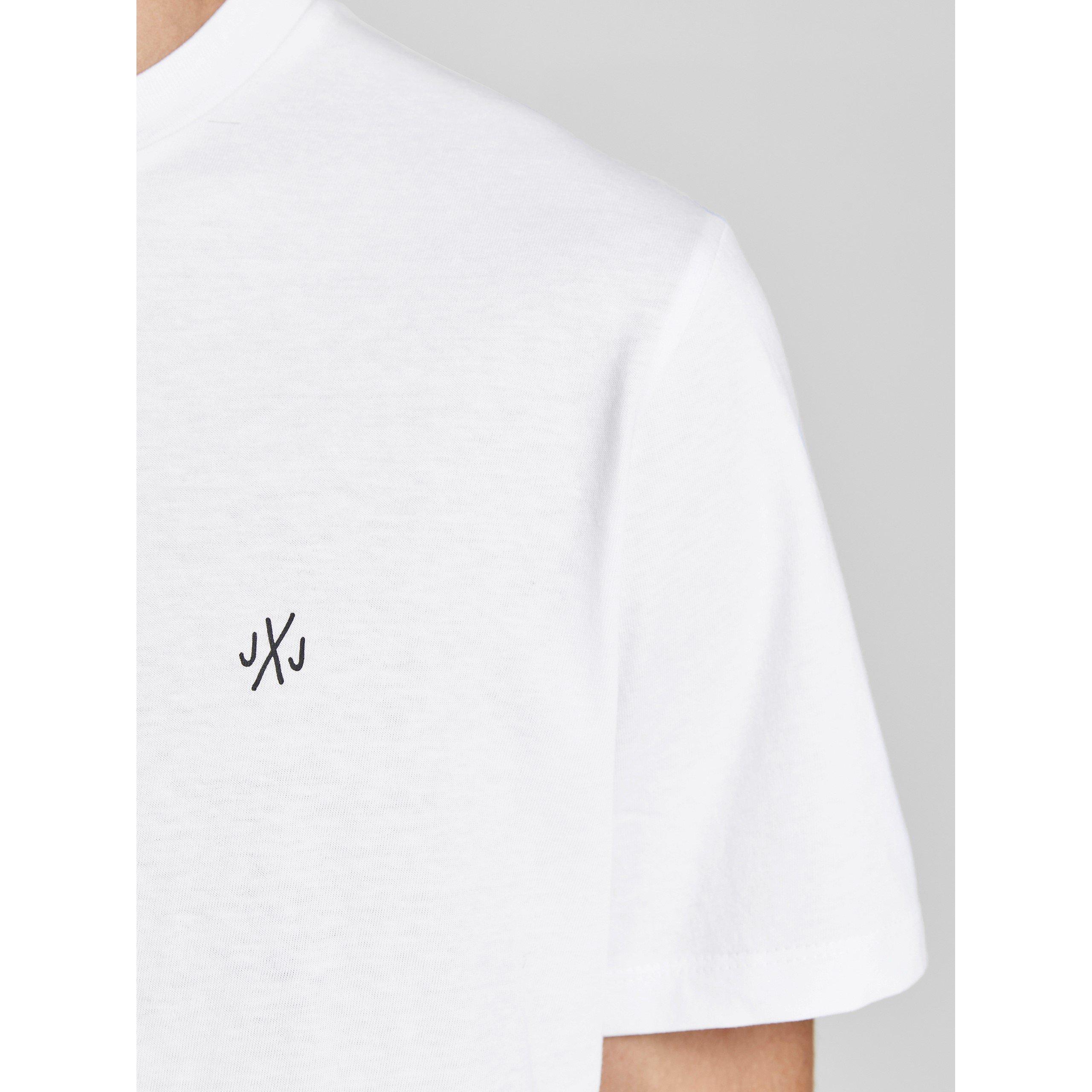 Jack and Jones 5 Pack JXJ Short Sleeve T Shirt Mens