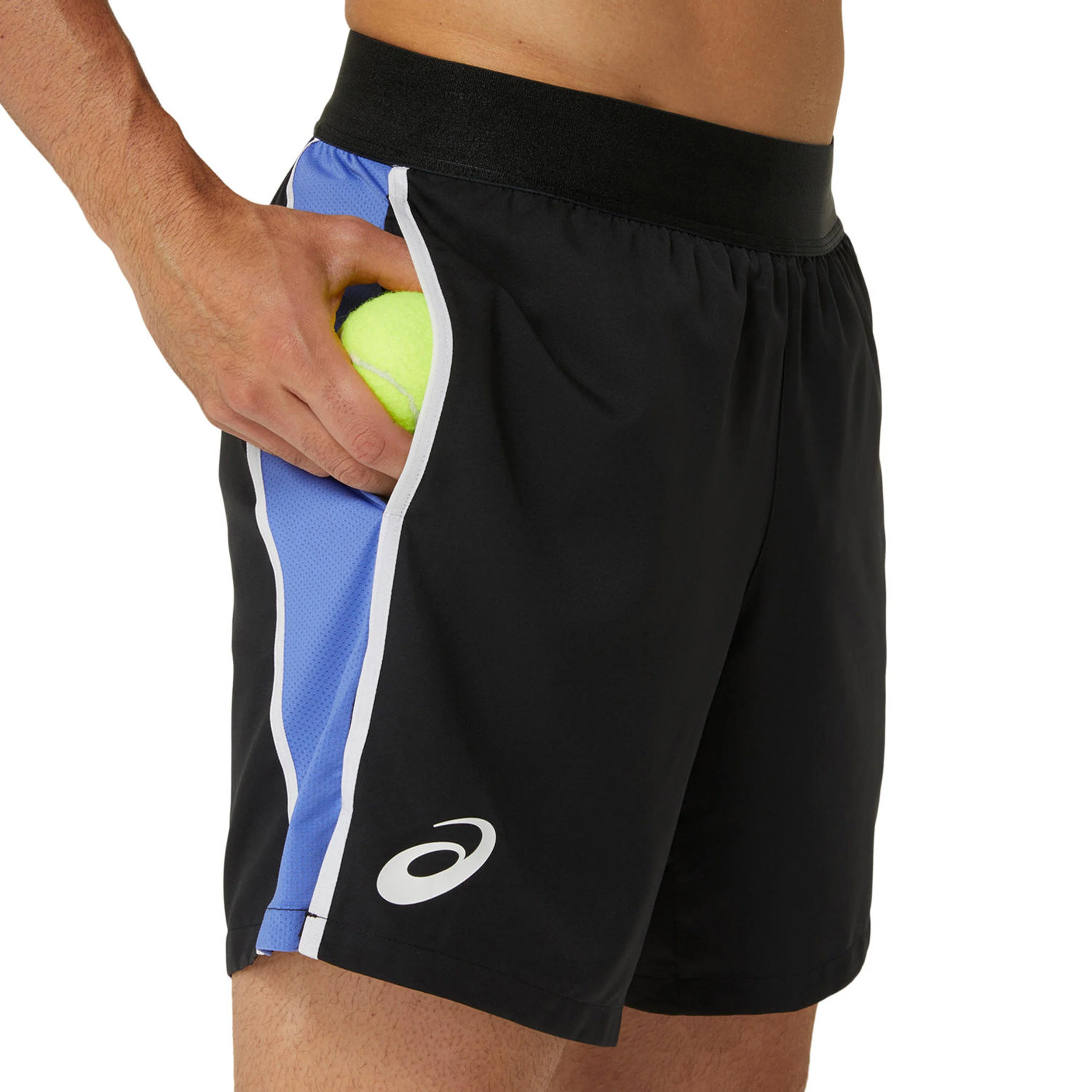ASICS Match 7in Shorts Hommes - Noir , Bleu