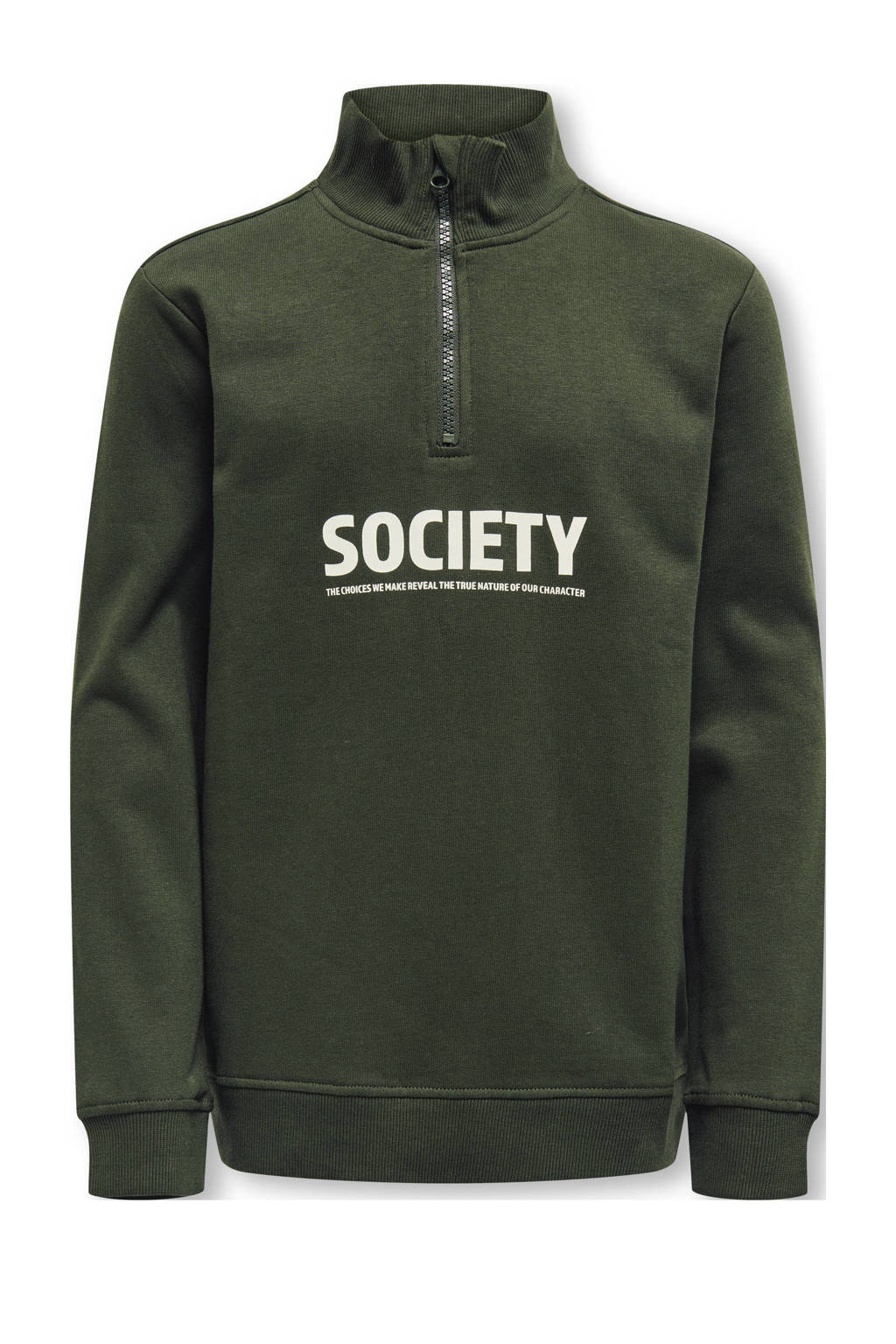 ONLY sweater KOBMILO donkergroen