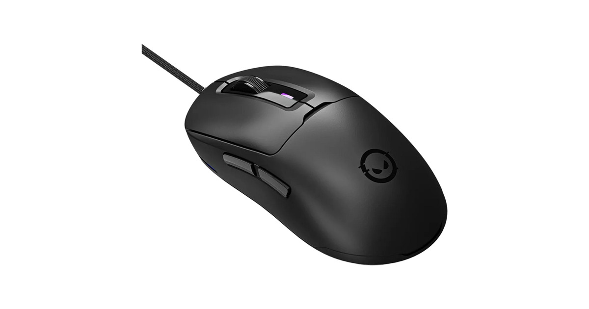 LORGARMSA10 gaming muis  (Zwart, 100 - 12000 dpi, Ultralight, RGB)