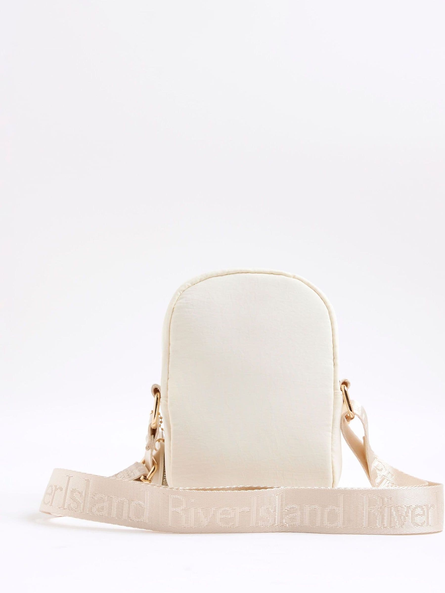 Crème - River Island Heatseal Festival Bag