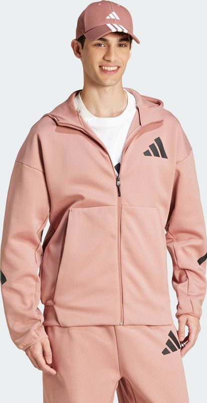 adidas - Z.n.e Sweatshirt - Met Rits - Drielaagse Dubbelgebreide Stof