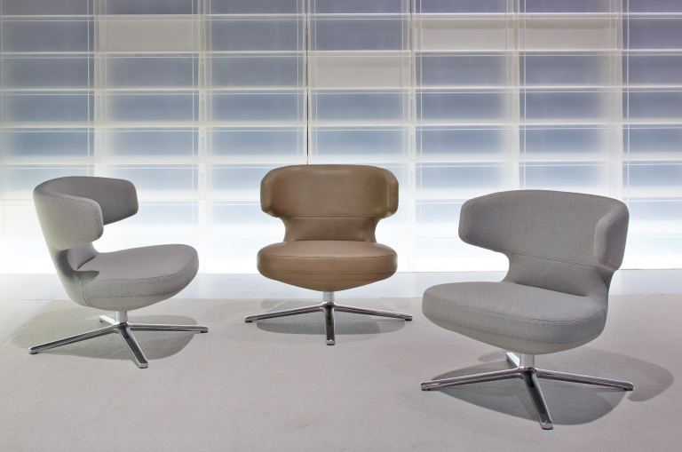 Vitra Petit Repos fauteuil Leder Natural caramel