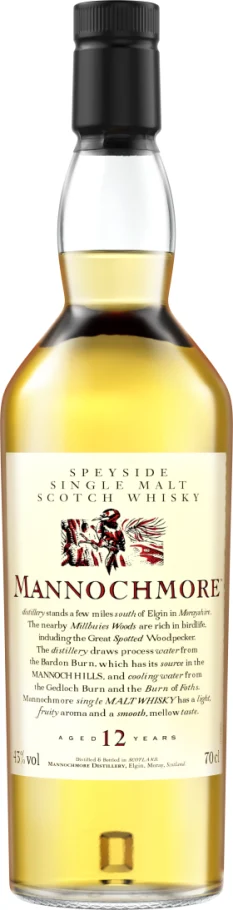 MANNOCHMORE 12 YEARS RELEASE 2021 70CL