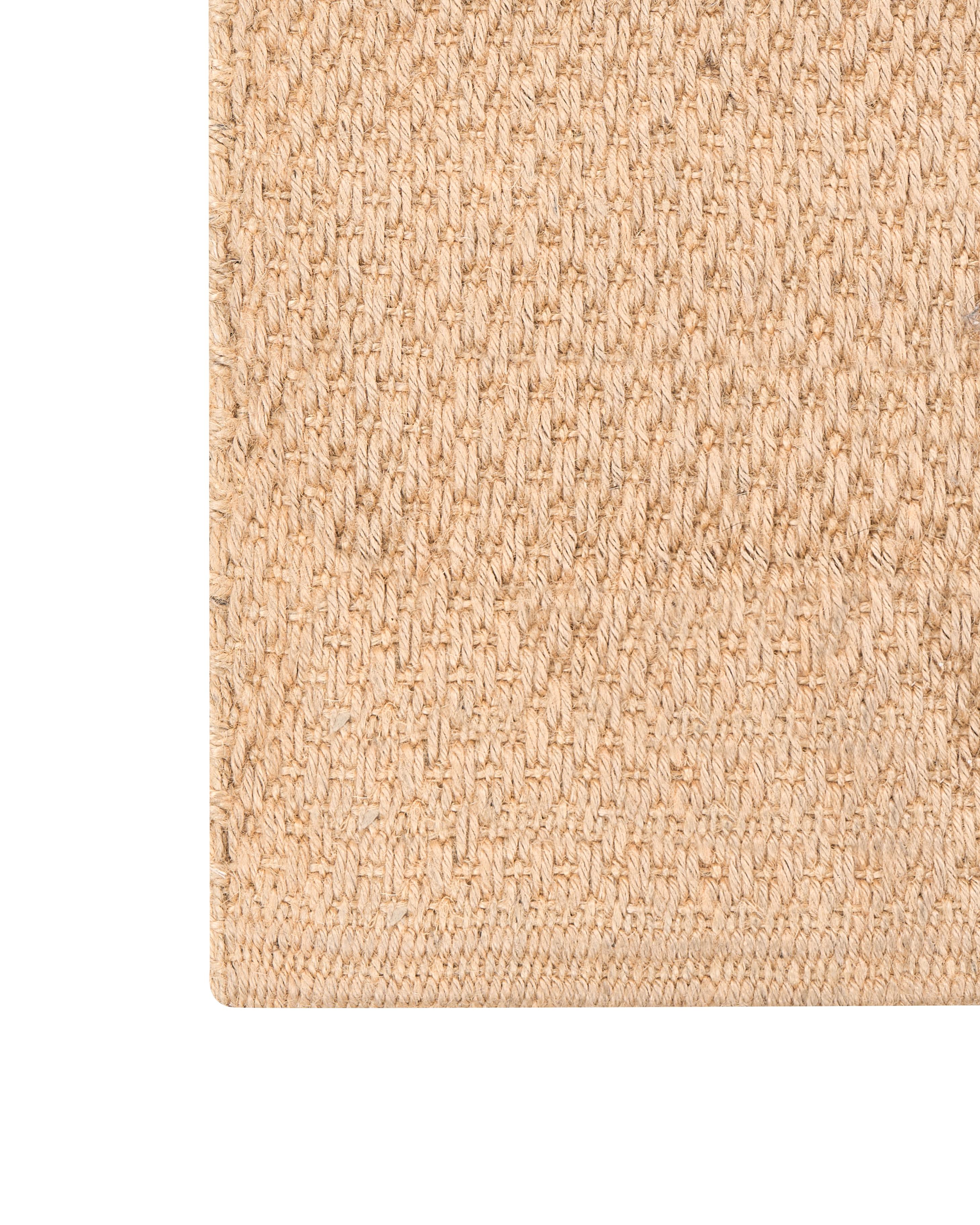 Vloerkleed NANDED Beige 80 x 300 cm Jute