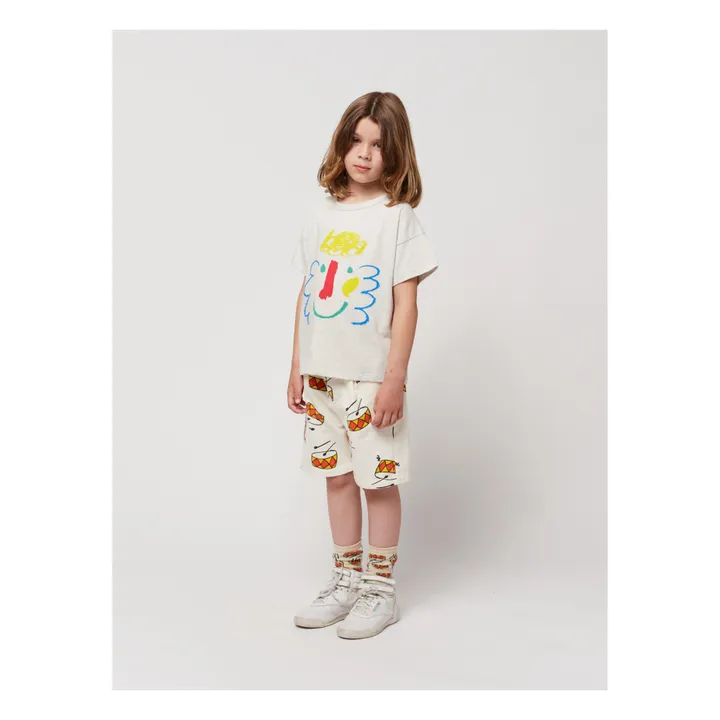 Bobo Choses Bermuda Denim Tambours | Ecru
