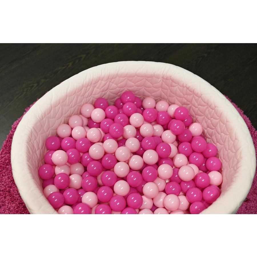 knorr toys® Bällebad soft Cosy heart rose mit 300 Bällen, pink
