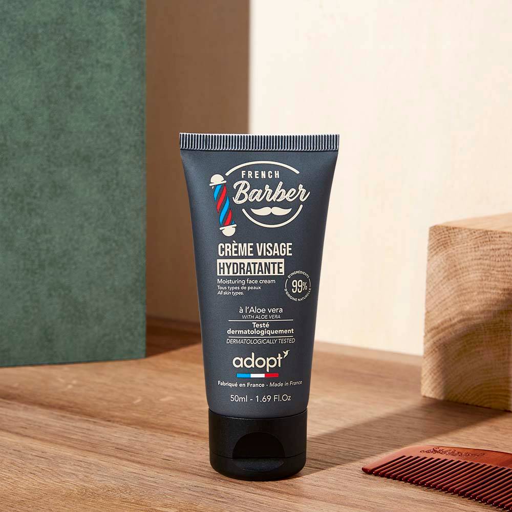 French barber Crème visage hydratante