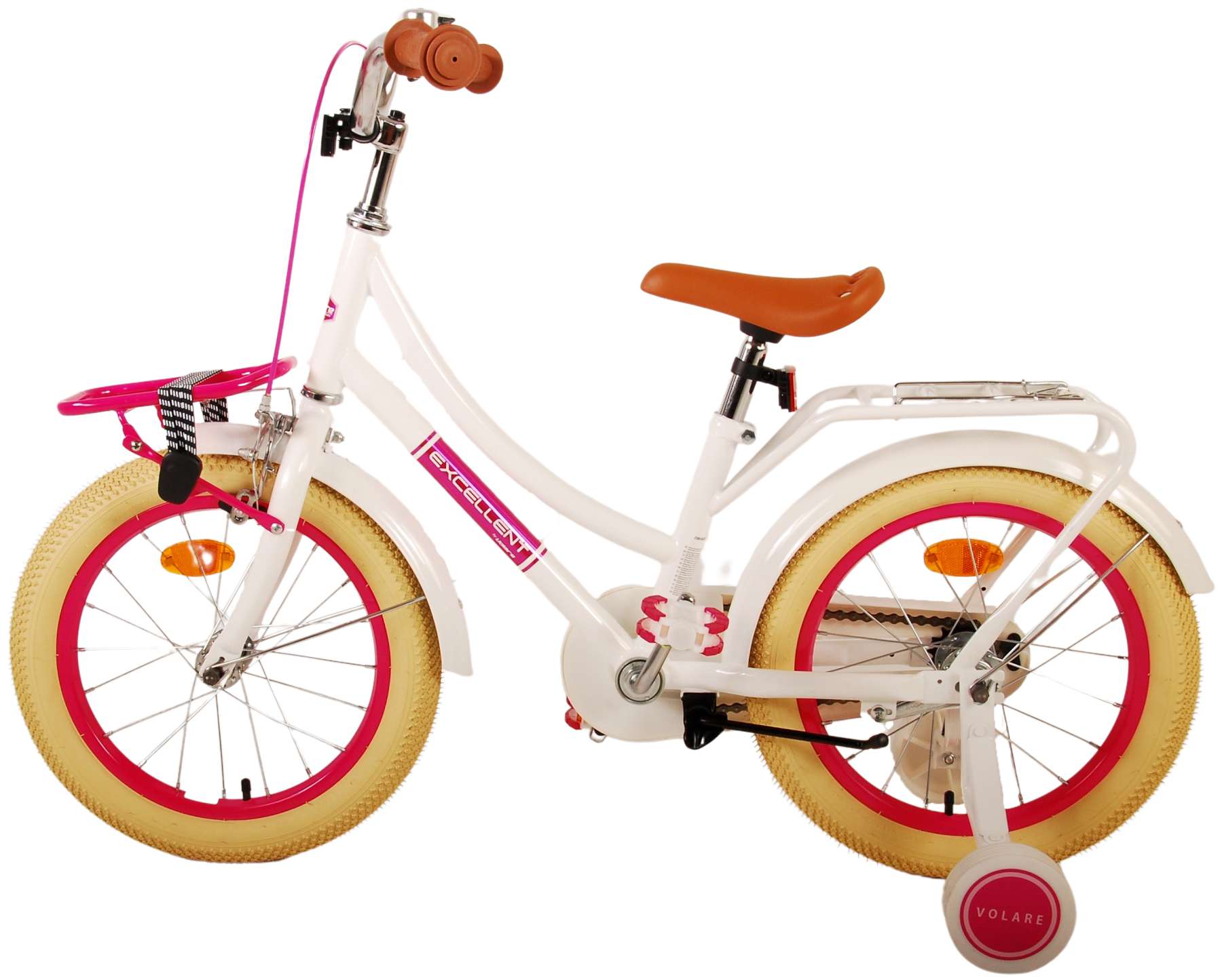 TPFSports Excellent Kinderfahrrad - Mädchen - 16 Zoll - Rücktritt + Handbremse - Grün