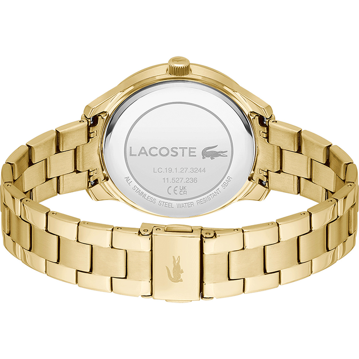 Montre LACOSTE providence femme bracelet acier doré jaune