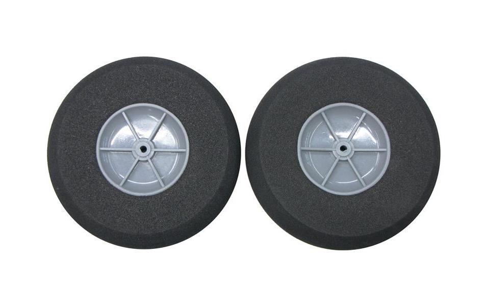 Moosgummi Super Leichtrad 105 mm, 2 StückRäder für Modellflugzeuge