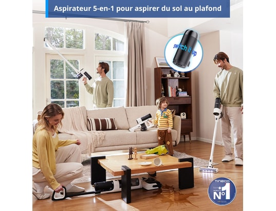 TINECO - Aspirateur laveur Floor One S6 Switch Stretch