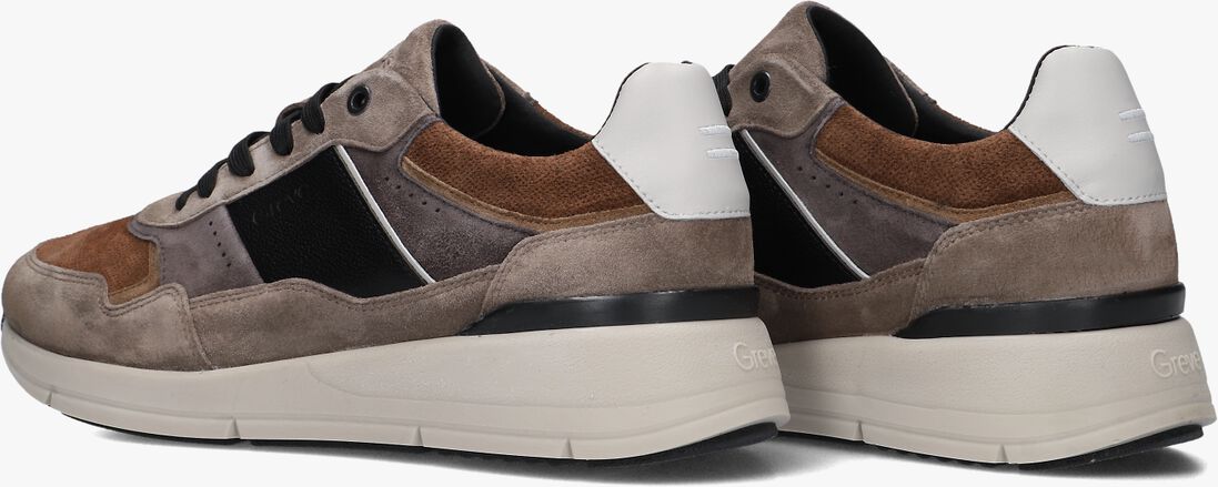 taupe greve lage sneakers walker h