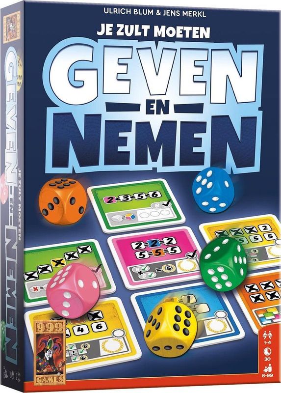 999 Games - Geven en Nemen - Dobbelspel - 18.0000cm x 13.0000cm