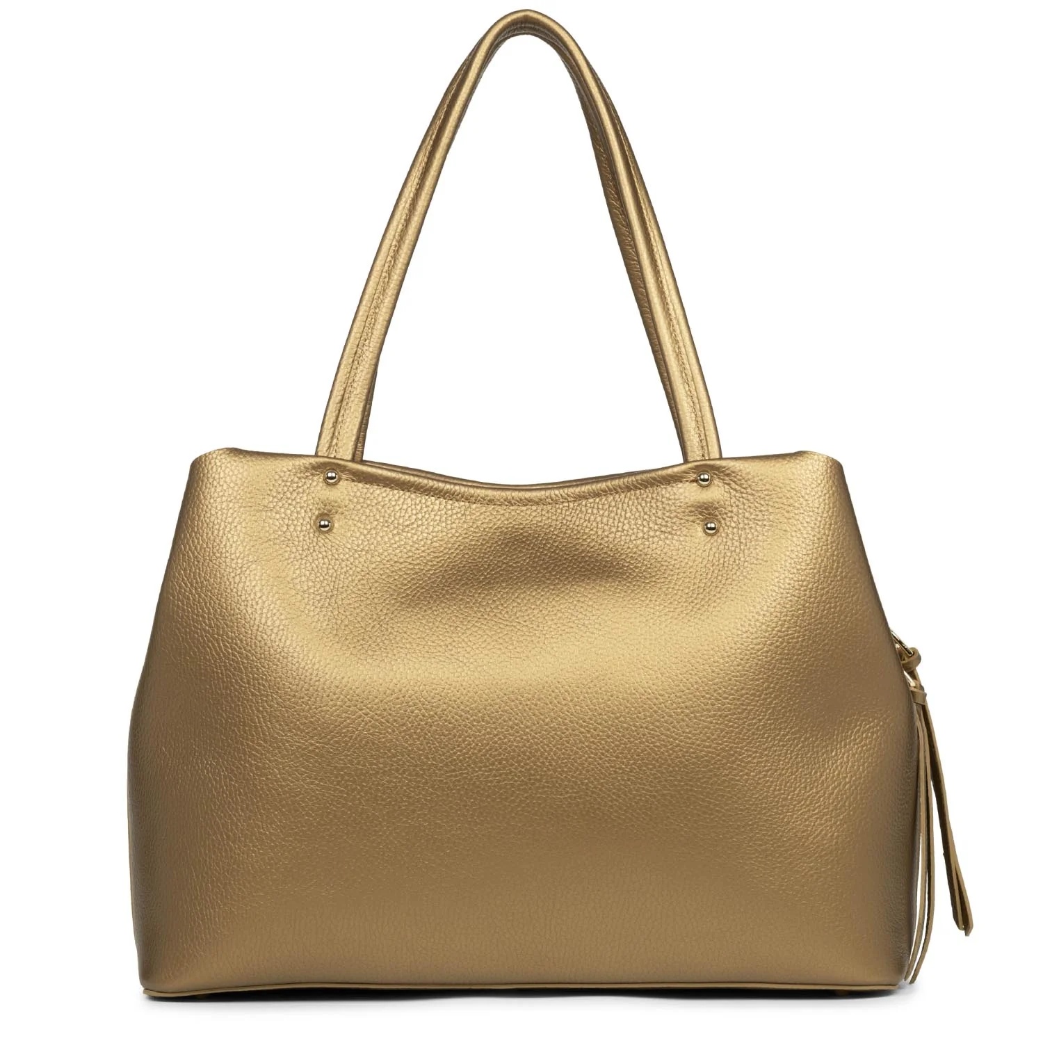 Foulonné Double-Grand sac cabas épaule