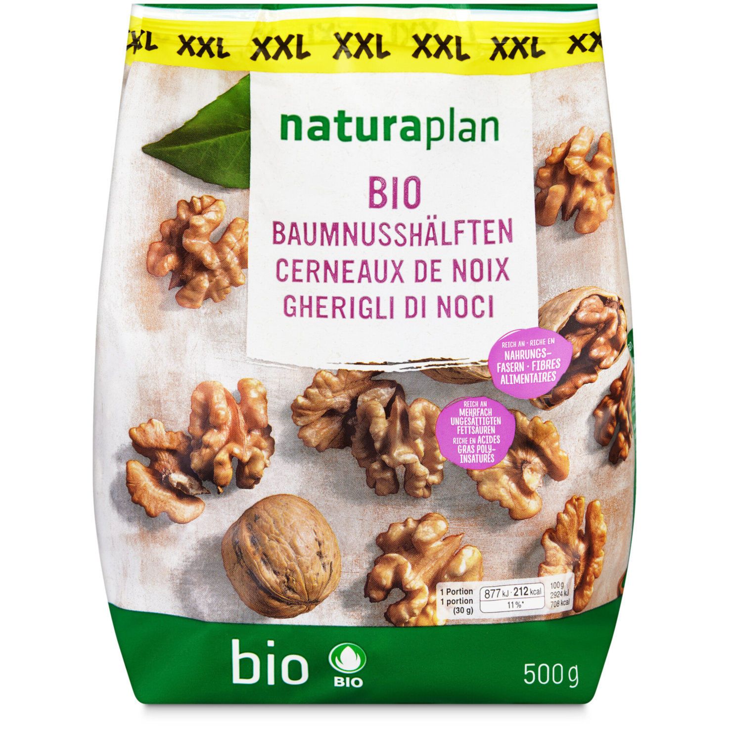 Naturaplan Bio Baumnusshälften