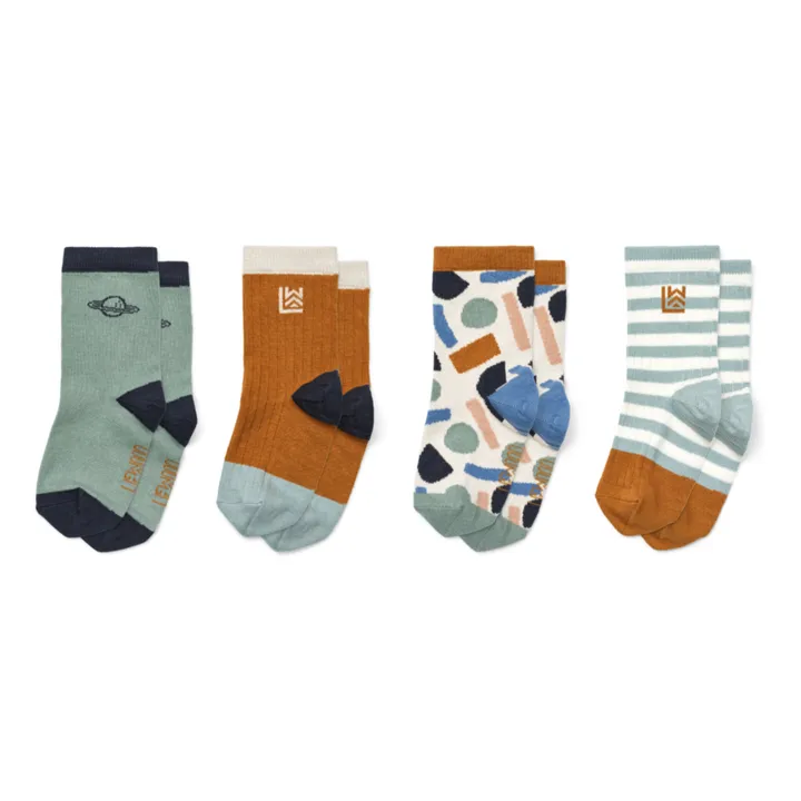 Liewood Lot 4 Chaussettes Silas | Bleu