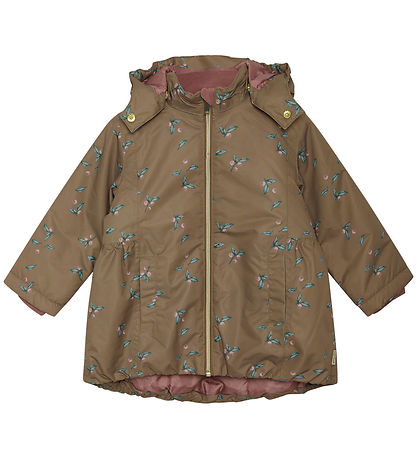 Hust and Claire Winterjacke - HCObina - Chinchilla m. Print