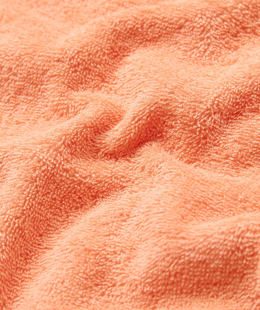 Watery badeponcho til junior - Bomuld - Atlantic Pink