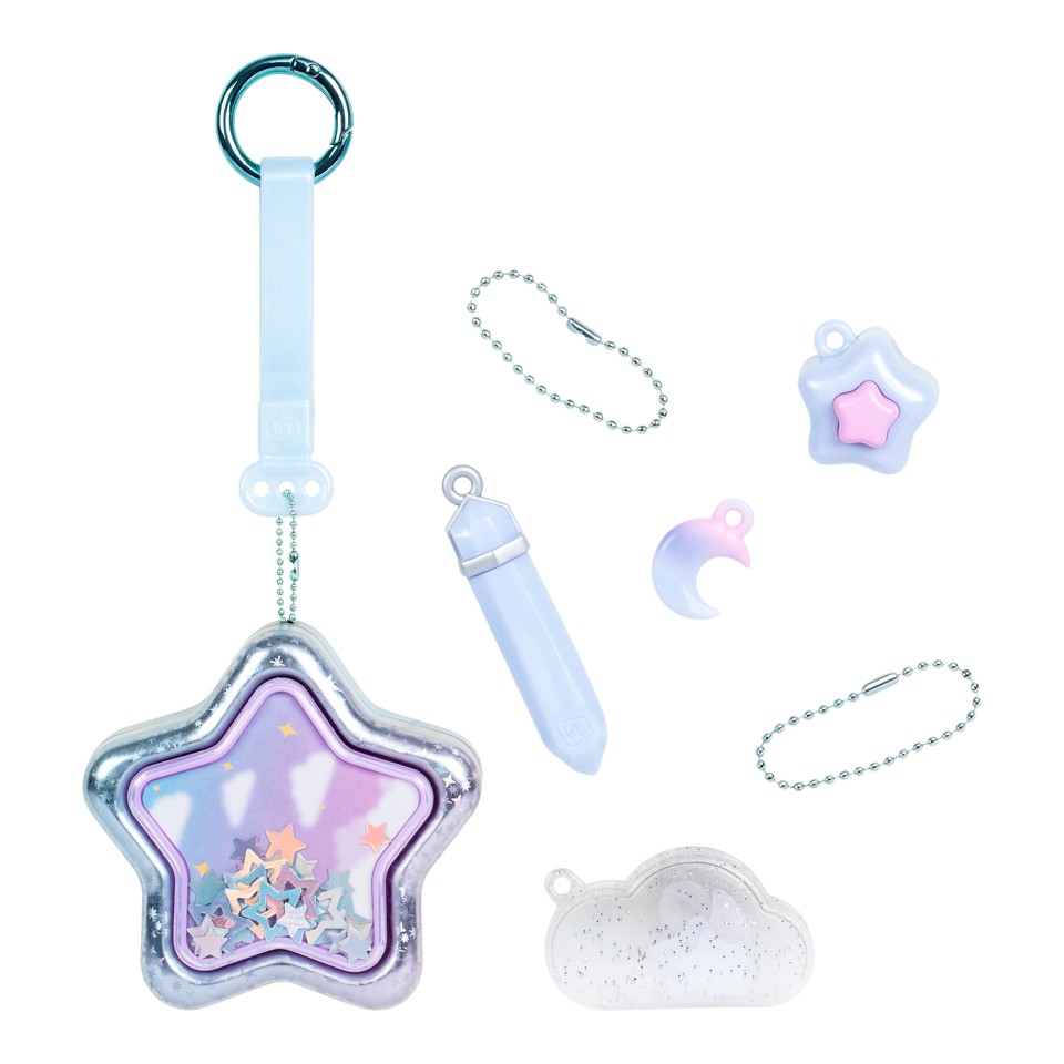Real Littles Mini dåser med charms af skoleredskaber - Clip on Playset