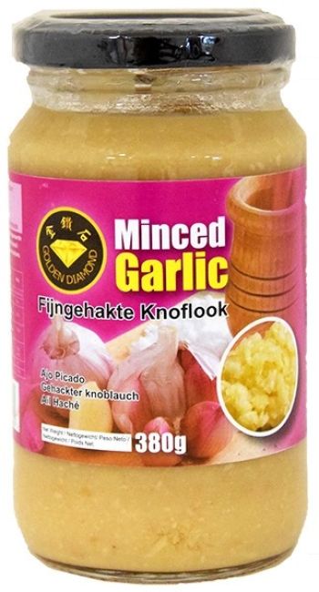 Golden Diamond Fijngehakte Knoflook 380g