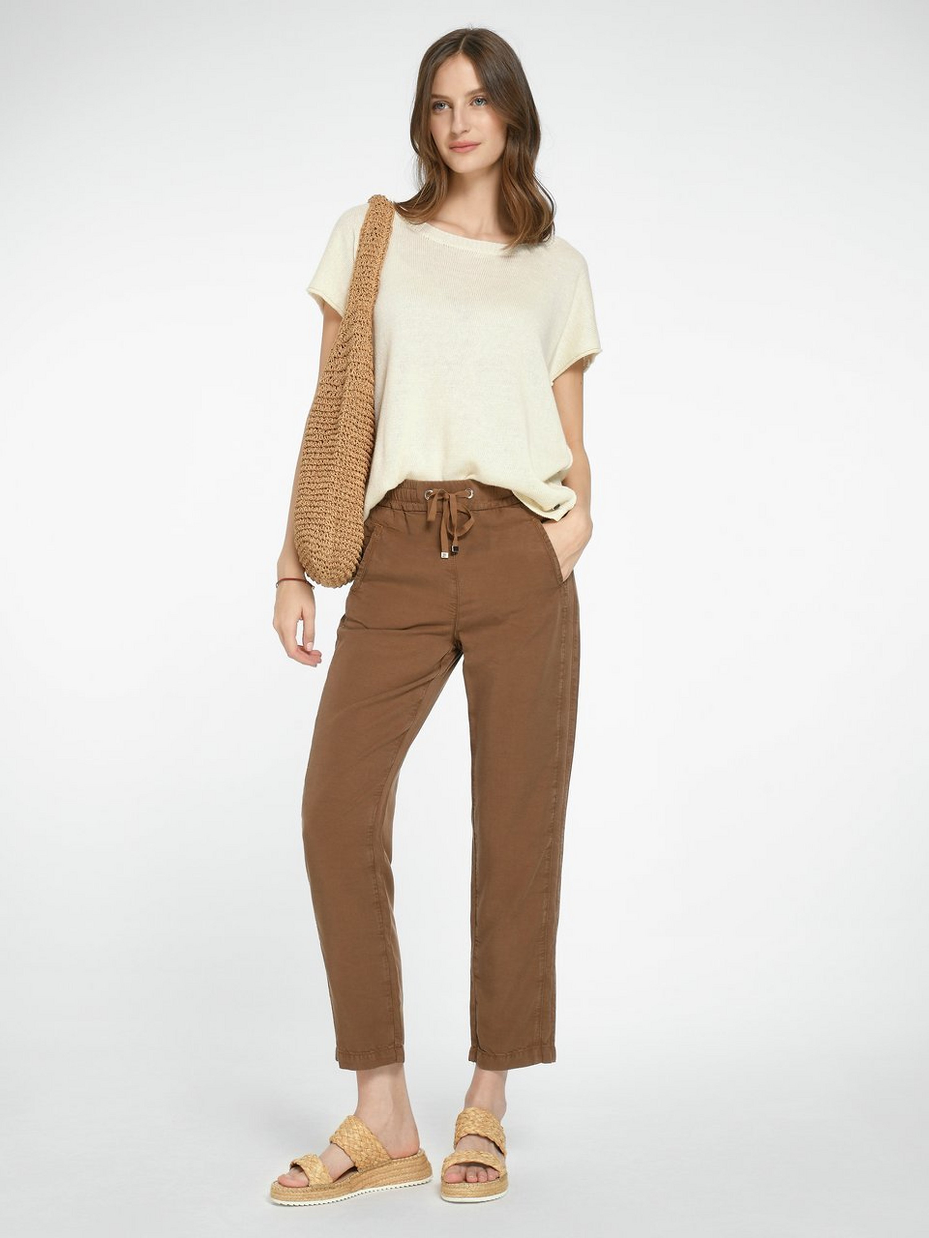 Knöchellange Hose Passform Cornelia