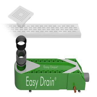 Easy Drain WTW sifon/warmte terugwin systeem kiwa zonder Multi goot/ Mult Aqua put