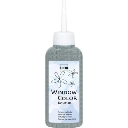 KREUL Window Color Konturenfarbe Silber 80 ml