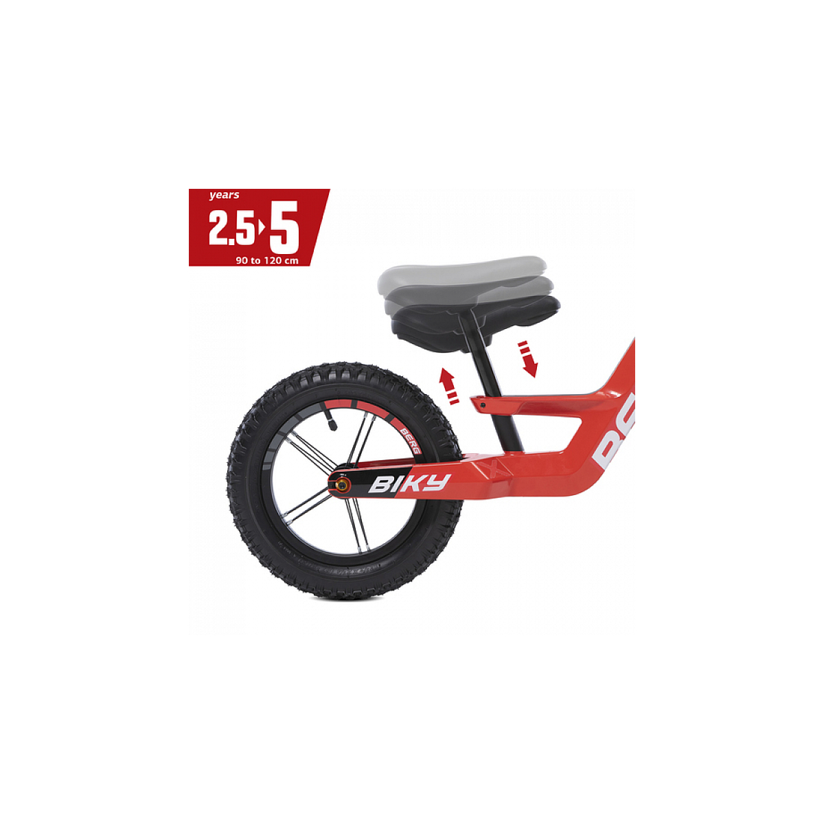 Vélo déquilibre biky cross rouge