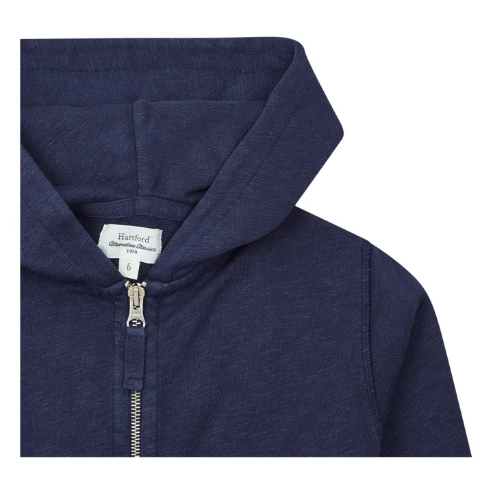 Hartford Hoodie Zippé | Bleu marine