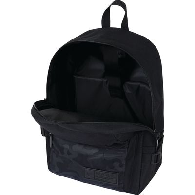 Sac à dos Kaporal Boy - 1 compartiment - noir et motif camouflage - Oberthur