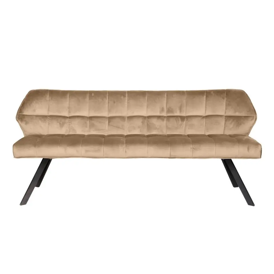 Fraaai - Ramon eetkamerbank 180 cm velvet champagne