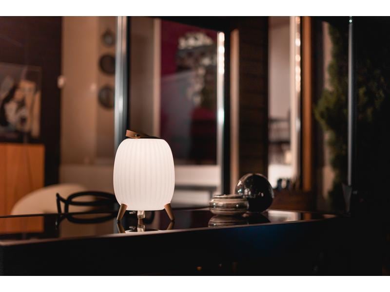 ezilight Laterne Ambiant M, Kabellose Bluetooth Musiklaterne