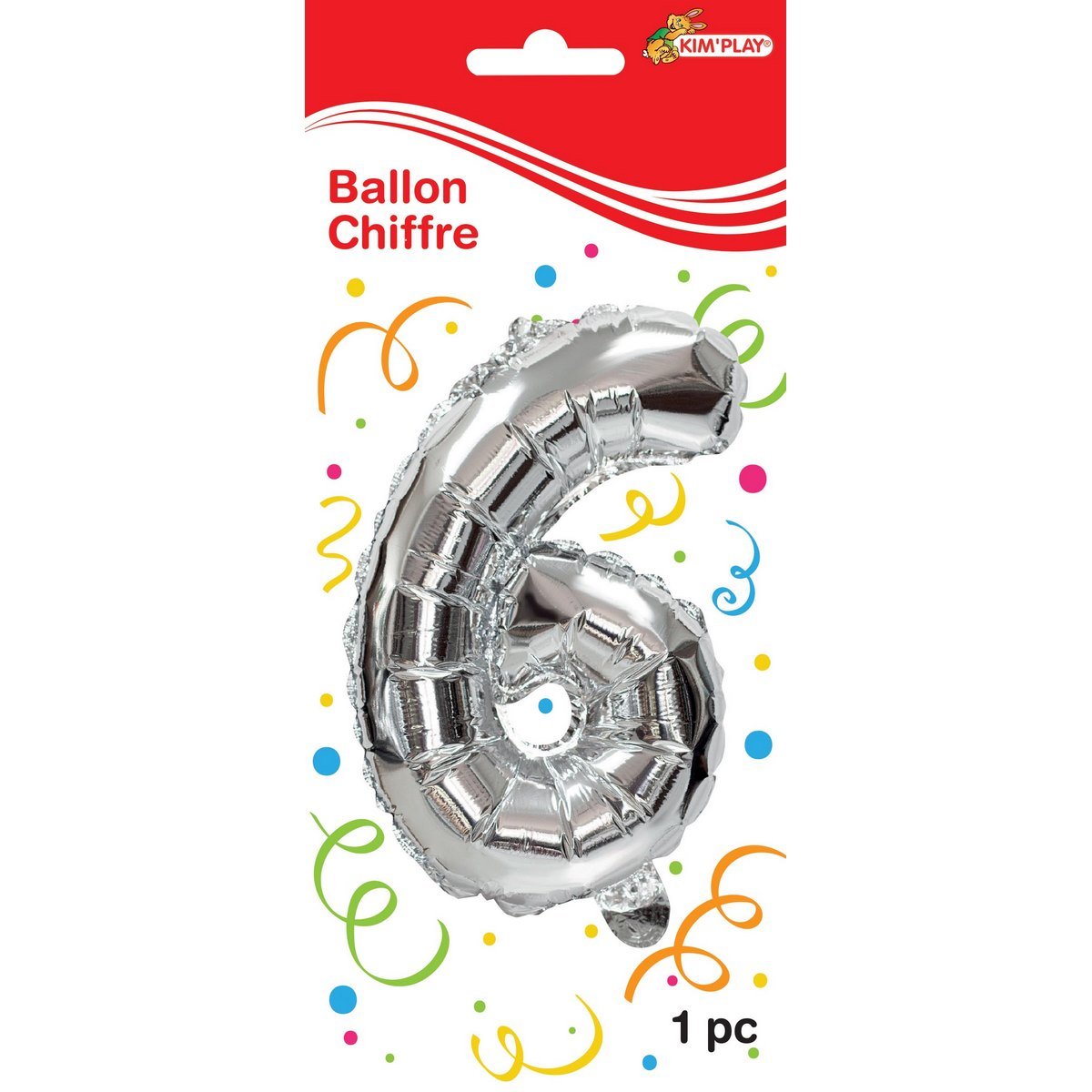 Ballon anniversaire chiffre 6