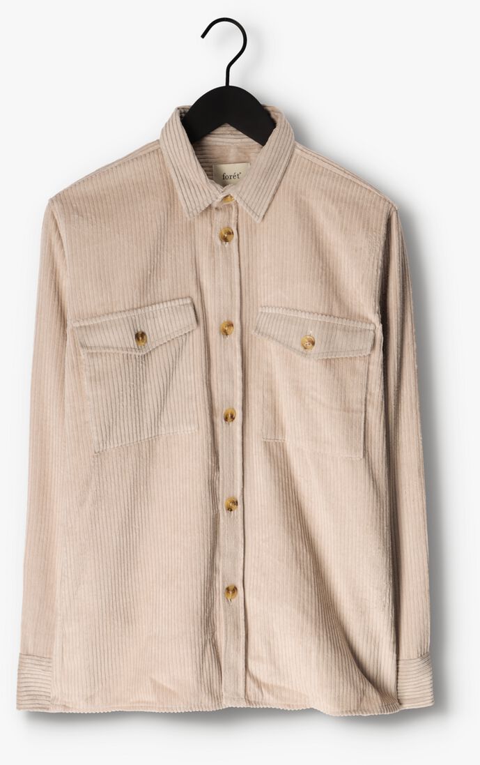 FOR\u00C9T creme for&eacute;t overshirt dense corduroy overshirt