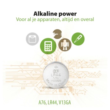 GP knoopcel 4x LR44