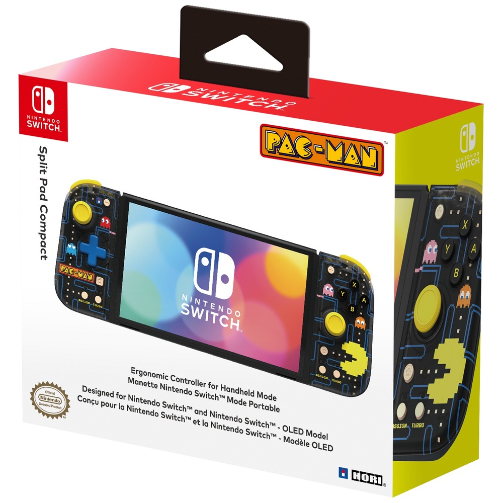 HORI Split Pad Compact für Nintendo Switch und Nintendo Switch OLED – Pac-Man