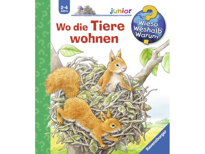 Ravensburger Kinder-Sachbuch WWW Wo die Tiere wohnen Klappbuch