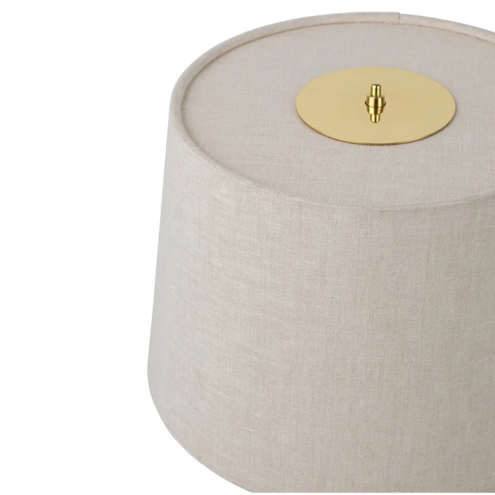 Gubi - 9205 Tischleuchte, Canvas / Messing