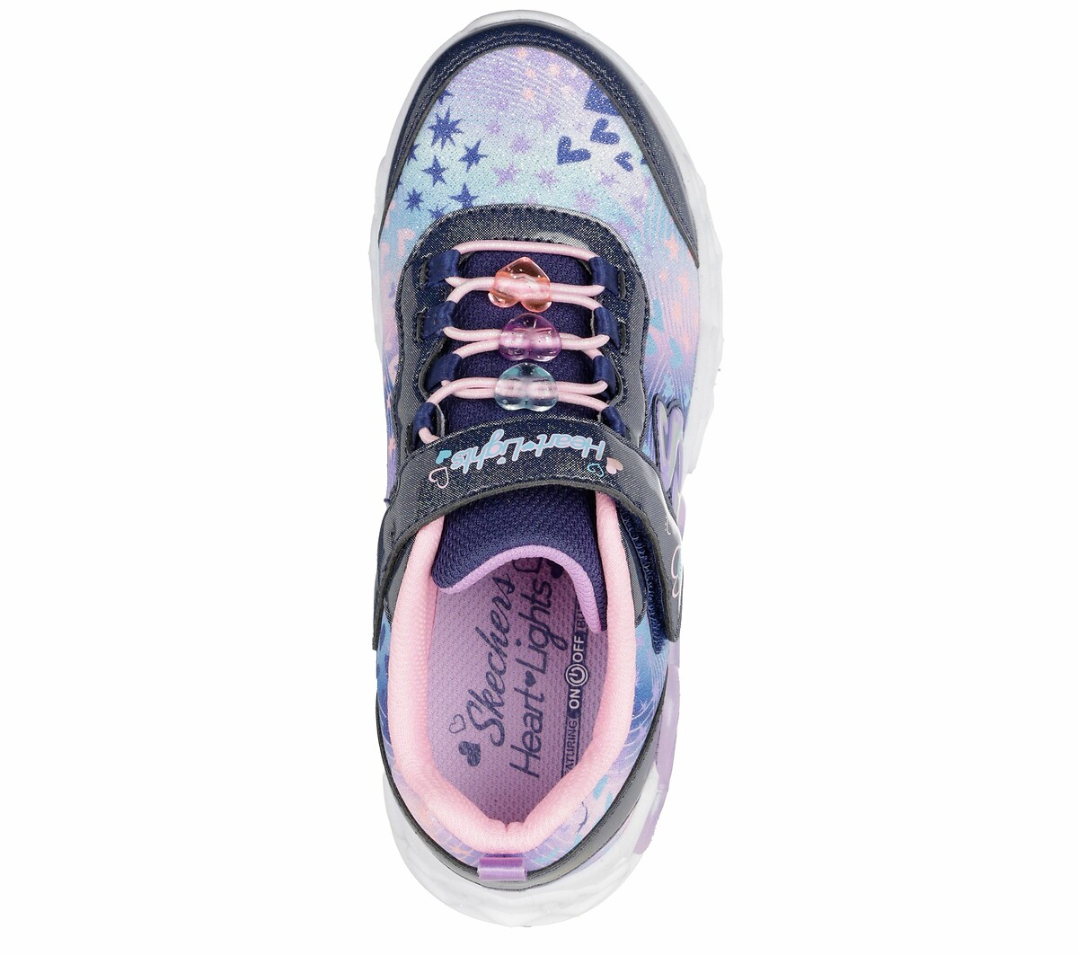 Tênis SKECHERS S-Lights: Luzes de Coração Infinitas