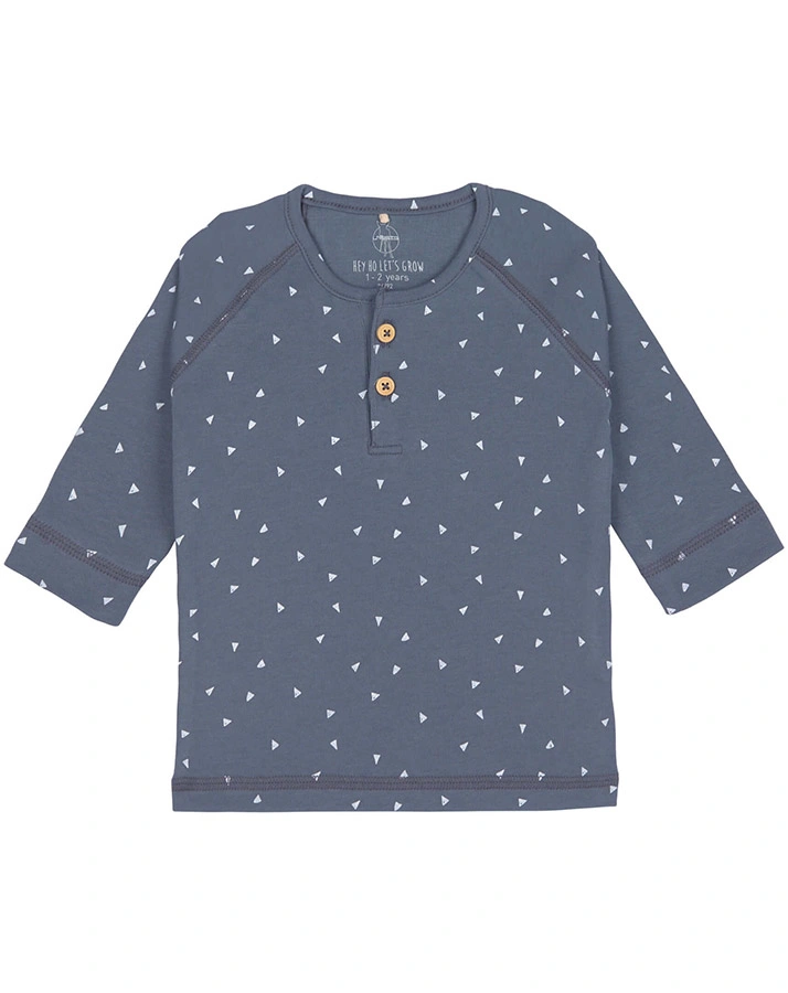 Langarmshirt TRIANGLE in blau