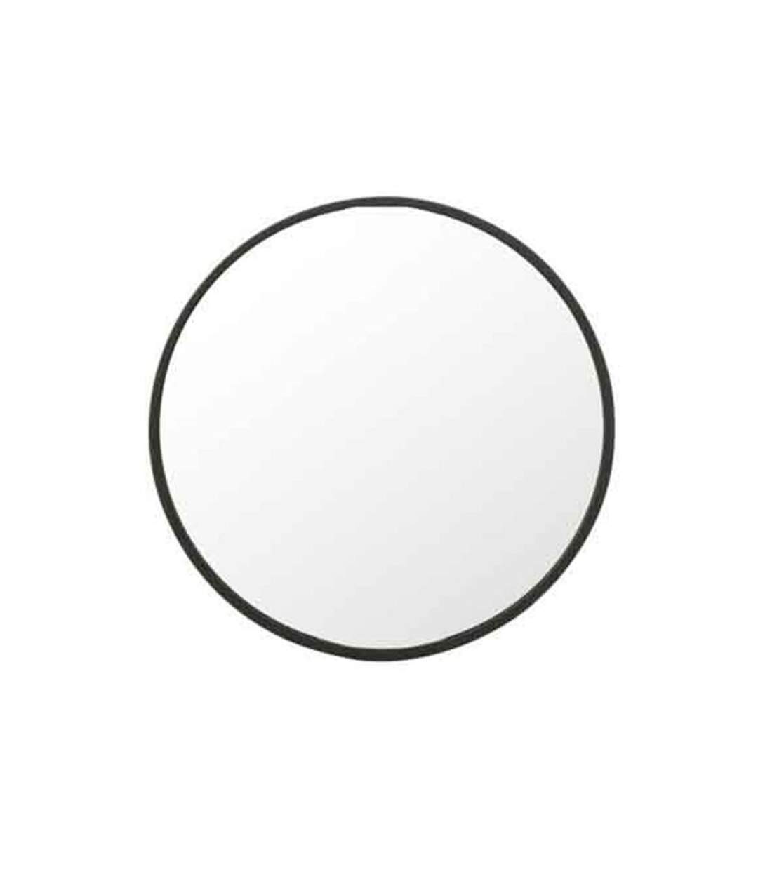 Paris Prix - Miroir Mural Design matazo 50cm Noir Mat