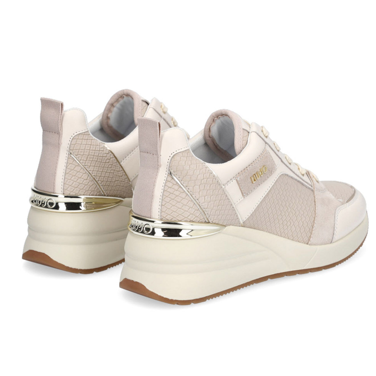 Liu-Jo Sneakers en Cuir Alicia beiges