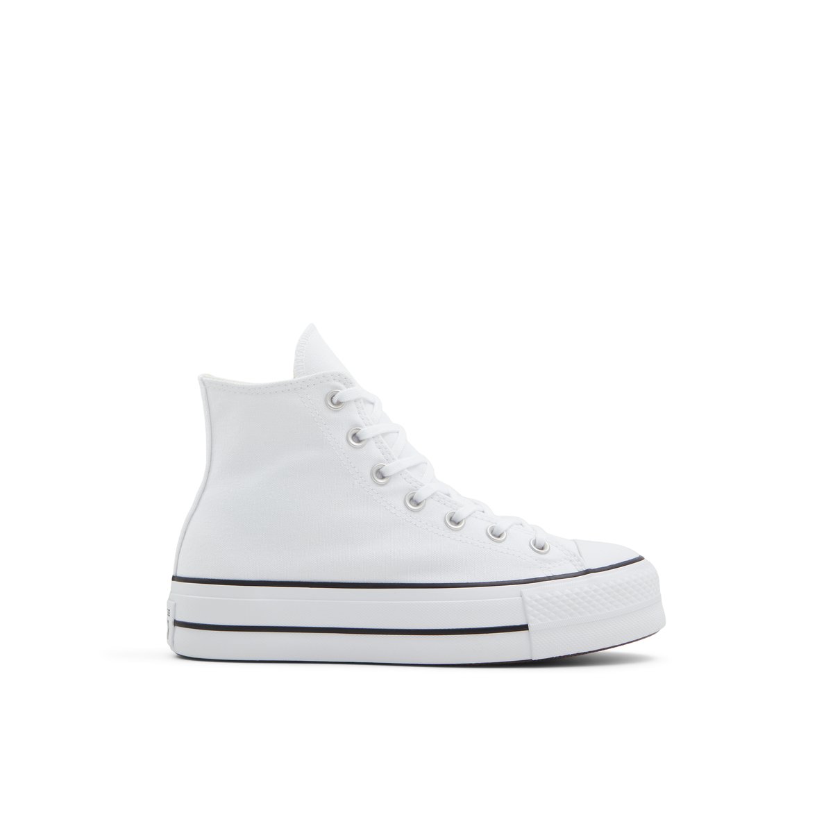 CONVERSE-Ctas_lift-hi-Baskets - Talon plat - Blanc