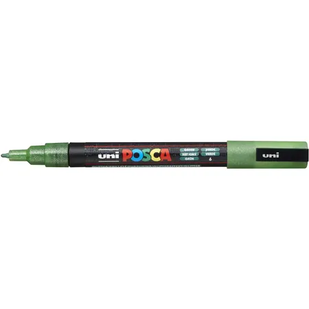 Posca Marker UNI POSCA PC-3M Glitter grün
